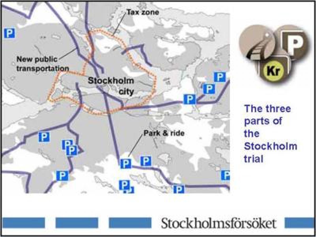 карта Стокхолма паркинг
