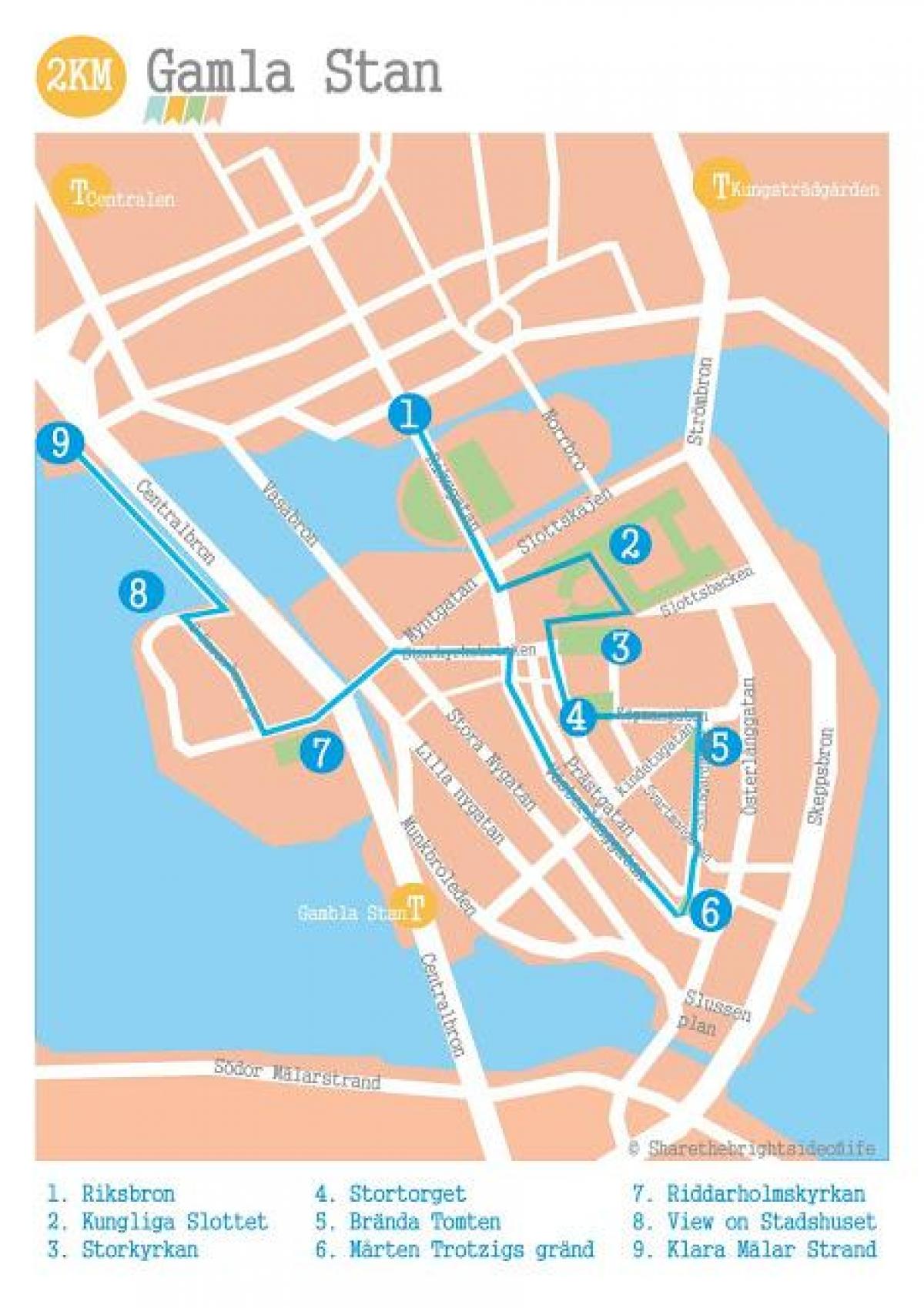 Стокхолм гамла стан мапи