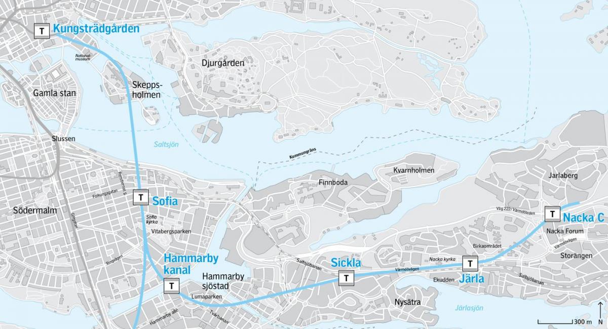 карта нака Стокхолм