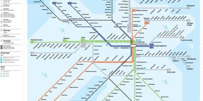 Tunnelbana преносника мапи
