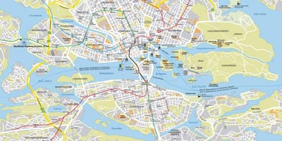 Карта Стокхолма улица