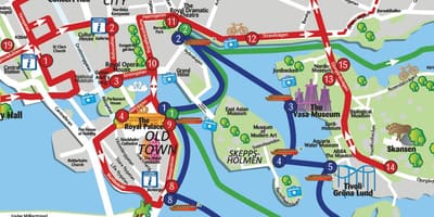 Стокхолм знаменитости карта