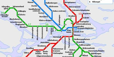 Стокхолм Бахн т карта