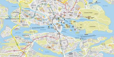 Мапа града Стокхолм