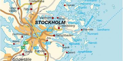 Стокхолм на мапи
