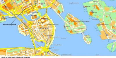 Карта Стокхолм крстарење терминал