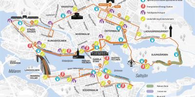 Карта Стокхолму маратон