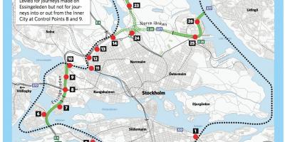 Карта Стокхолма накнада за