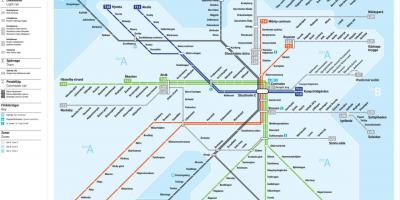Карта Стокхолма транзиту