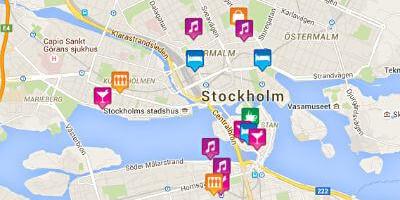 Карта геј-карти Стокхолма