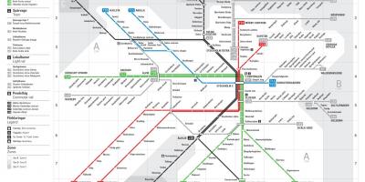 Карта метро преносника 